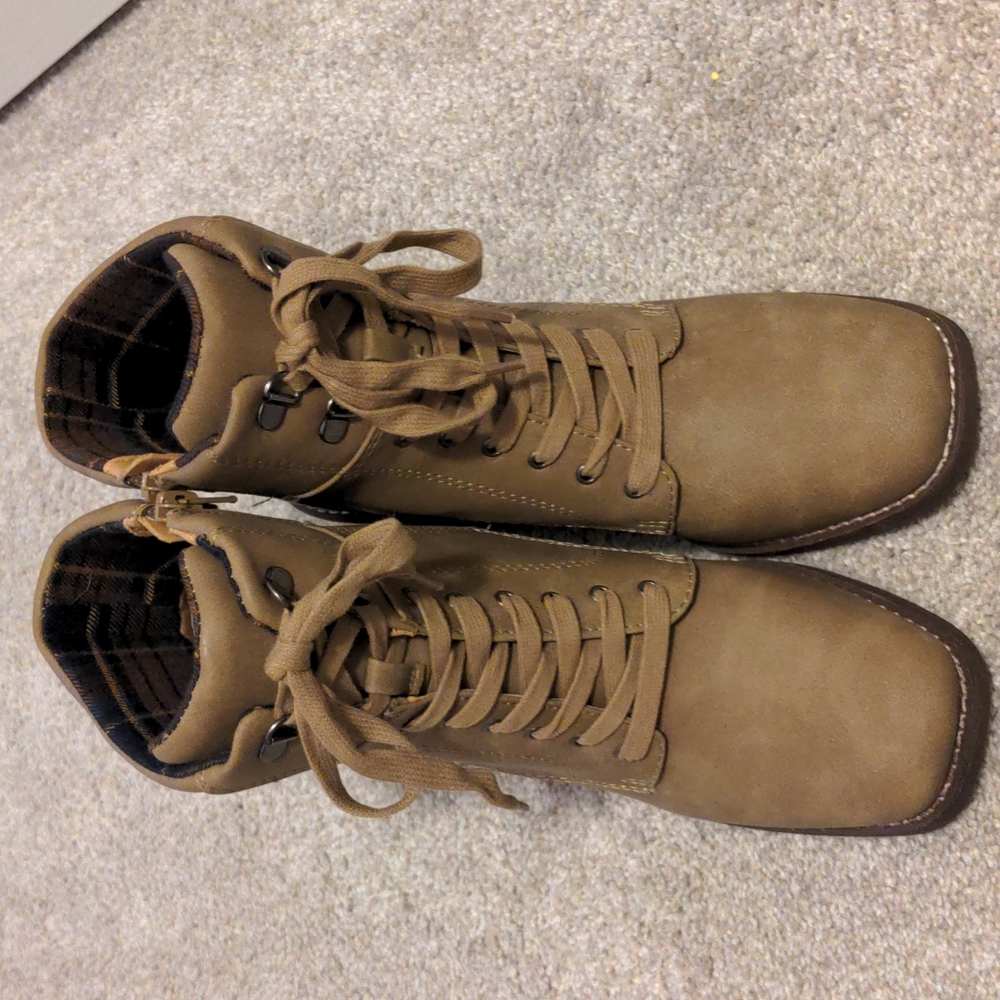 Crown Vintage Brown Ankle Boots - Picture 2 of 3
